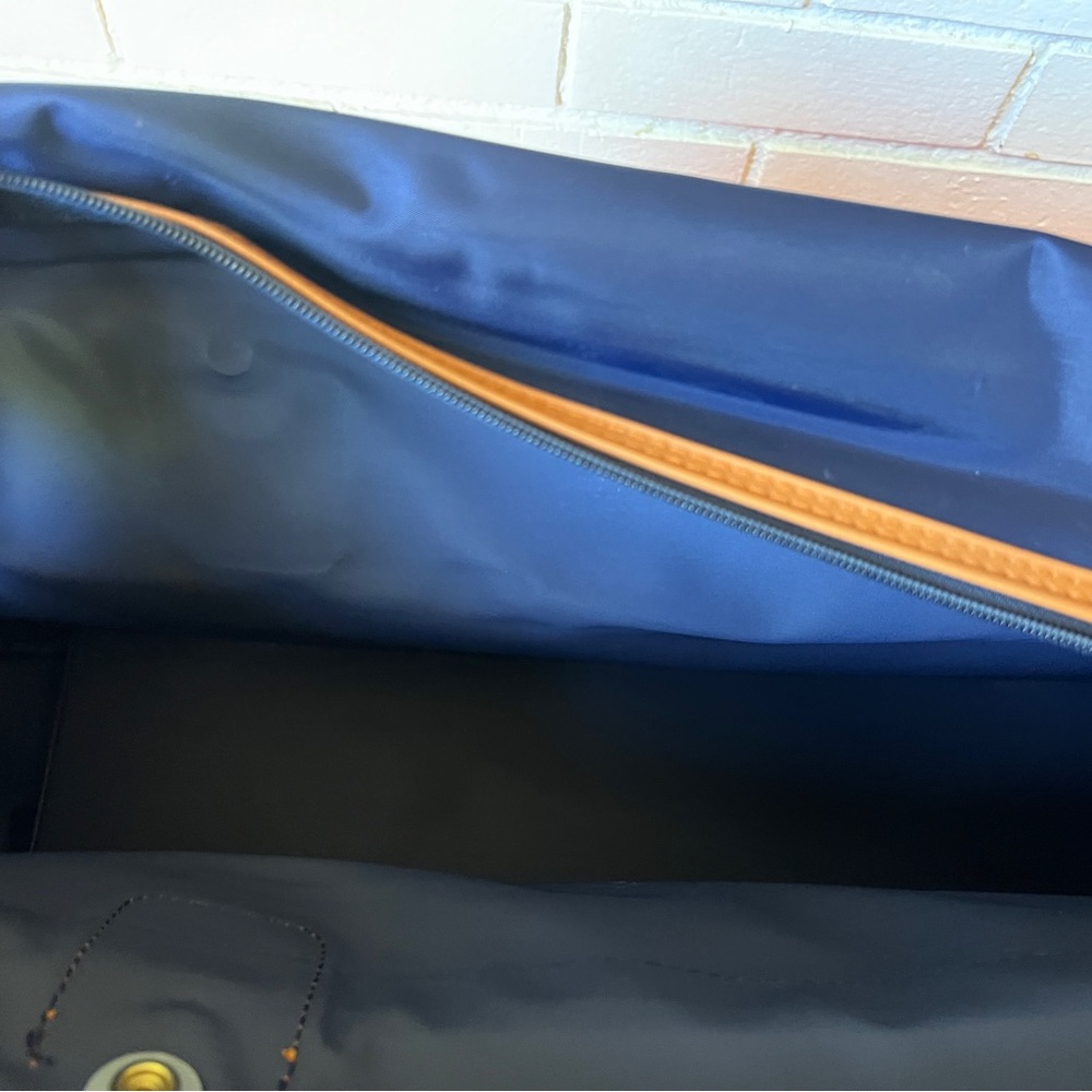 Ralph Lauren Blue and Brown Messenger Bag - Picture 9 of 10